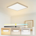 Brilagi - LED-dimbare badkamerplafondlamp FRAME SMART LED/50W/230V 60x60 cm 3000-6000K IP44 beige + afstandsbediening