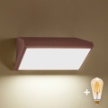 Brilagi - TRIANGLE LED dimbare buitenwandlamp 1xE27/6W/230V 2700-6500K IP65 bruin