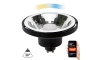 Dimbare LED Lamp AR111 GU10/10W/230V 3000-6500K Wi-Fi Tuya 30° zwart