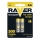 2 pc Pile rechargeable AA RAVER NiMH/1,2V/600 mAh