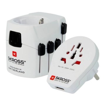 Adaptateur de voyage universel pour le monde entier 230V + port USB