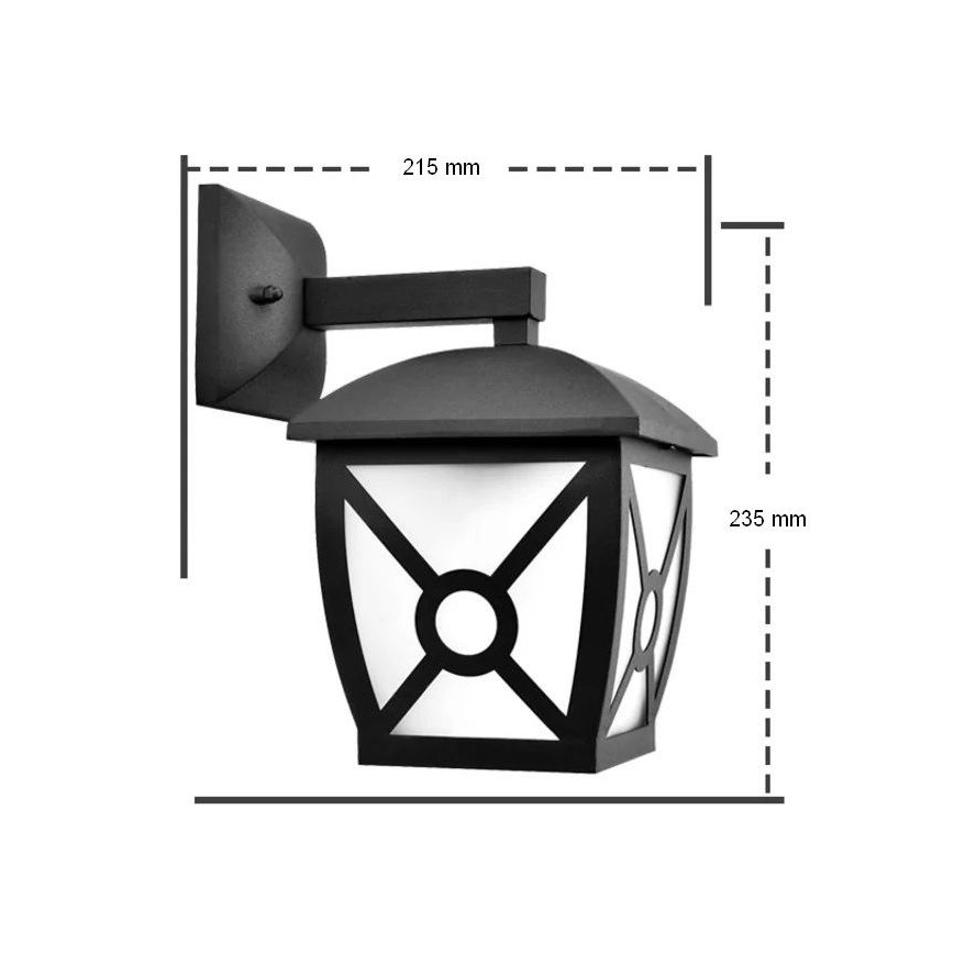 Aigostar - Applique murale extérieure 1xE27/60W/230V IP44