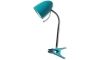 Aigostar -  Lampe de table pince 1xE27/11W/230V bleu/chrome