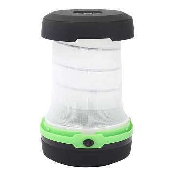 Aigostar - Lampe portable pliable LED/1,4W/3xAA noir/vert