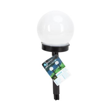 Aigostar - Lampe solaire LED/0,006W/1,2V 33cm noir 6500K IP44