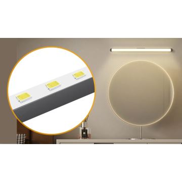 Aigostar - LED Dimbaar rechargeable spiegel verlichting LED/2,9W/5V