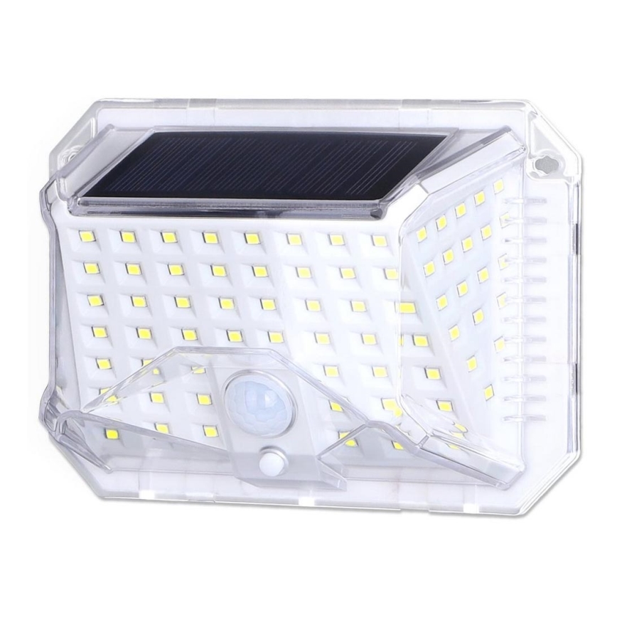 Aigostar - LED Luminaire solaire d'extérieur avec détecteur LED/1,48W/5V IP65