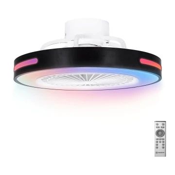 Aigostar - LED RGB Dimbaar plafond fan LED/40W/230V 2700-6500K + afstandsbediening