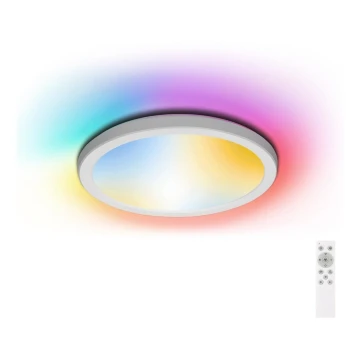 Aigostar - LED RGB Dimbare badkamer plafondlamp LED/18W/230V 3000-6500K diameter 30 cm IP44 + afstandsbediening