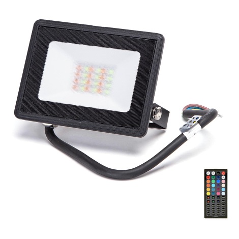Aigostar - LED RGB Schijnwerper LED/20W/230V IP65 + afstandsbediening