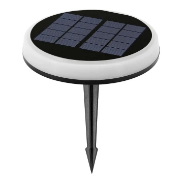 Aigostar - LED Solar lamp LED/0,6W/2V diameter 16,5 cm 3200K/4000K/6500K IP65 zwart