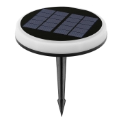 Aigostar - LED Solar lamp LED/0,6W/2V diameter 16,5 cm 3200K/4000K/6500K IP65 zwart