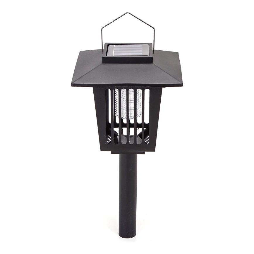 Aigostar - LED Solar lamp met een insectenval LED/0,03W/1,2V 55,2cm zwart 6500K IP44