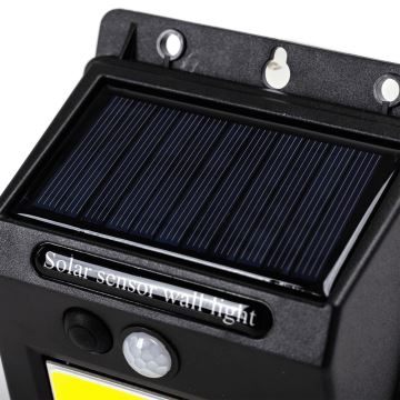 Aigostar - LED Solar wandlamp met sensor LED/13W/5,5V 6500K IP65