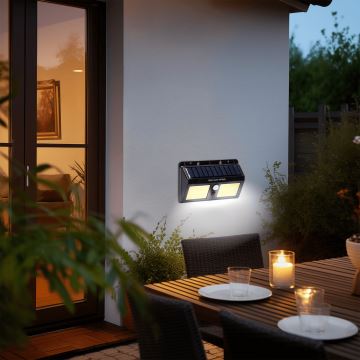 Aigostar - LED Solar wandlamp met sensor LED/20W/5,5V 6500K IP65