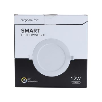 Aigostar - Luminiare encastré LED à intensité variable 12W/230V d. 17 cm Wi-Fi