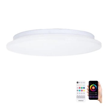 Aigostar - Plafonnier de salle de bain RGBW LED/18W/230V 3000-6500K IP44 + télécommande