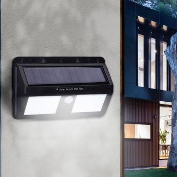 Aigostar - Solar LED Lamp voor buiten met Sensor  LED/2,29W/5,5V IP65