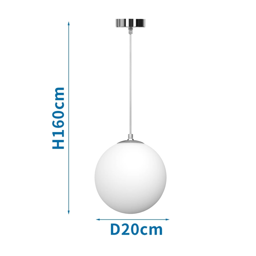 Aigostar - Suspension filaire 1xE27/40W/230V