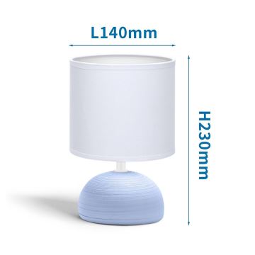 Aigostar - Tafel Lamp 1xE14/40W/230V blauw/wit