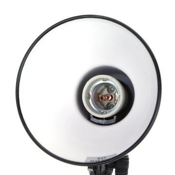 Aigostar - Tafellamp 2in1 1xE27/40W/230V zwart