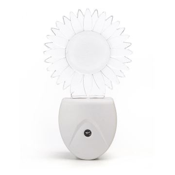 Aigostar - Veilleuse LED RGB avec détecteur LED/0,5W/230V soleil