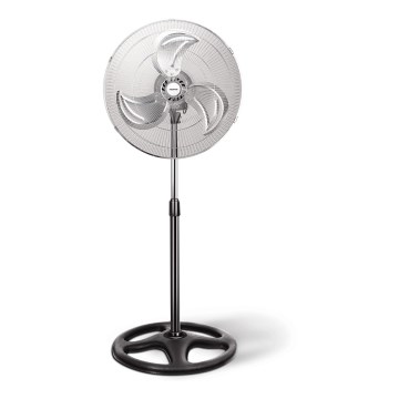 Aigostar - Ventilateur sur pied 55W/230V chrome/noir