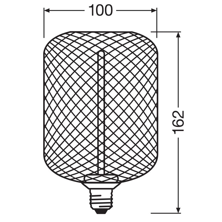 Ampoule à intensité variable LED DECOR FILAMENT E27/3,5W/230V 1800K doré - Osram