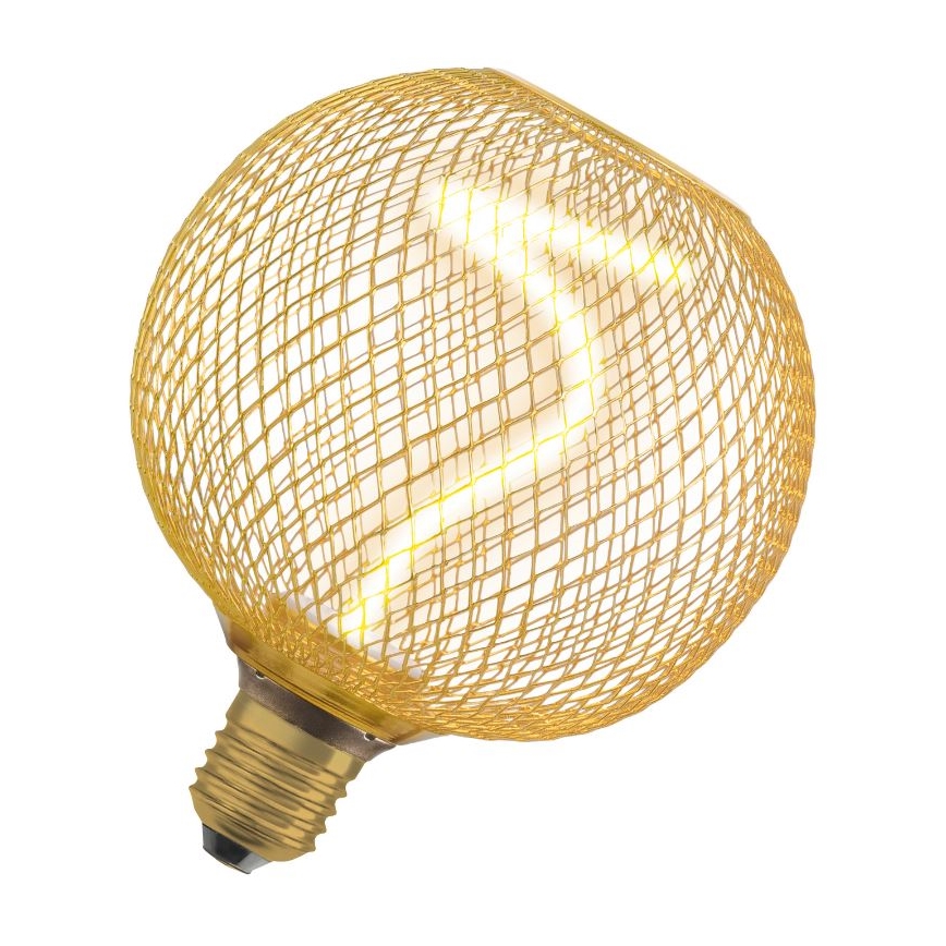 Ampoule à intensité variable LED DECOR FILAMENT G125 E27/3,5W/230V 1800K doré - Osram