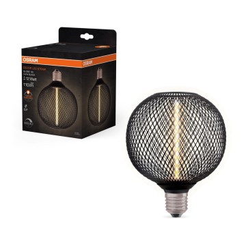 Ampoule à intensité variable LED DECOR  FILAMENT G125 E27/3,5W/230V 1800K noir - Osram