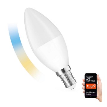 Ampoule à intensité variable LED E14/5W/230V 2700-6500K Wi-Fi Tuya