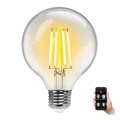Ampoule à intensité variable LED FILAMENT G95 E27/6W/230V 2700-6500K Wi-Fi - Aigostar