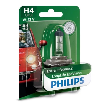 Ampoule de voiture Philips ECO VISION 12342LLECOB1 H4 P43t-38/55W/12V 3100K