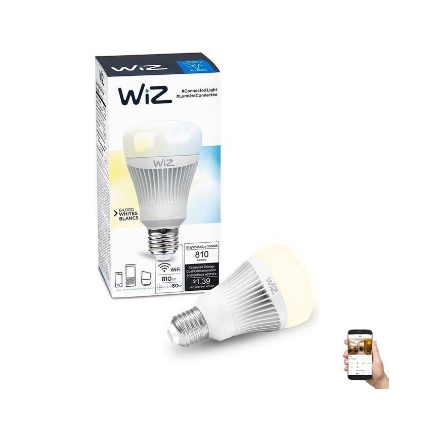 Ampoule LED à intensité variable E27/11,5W/230V 2700-6500K Wi-Fi - WiZ