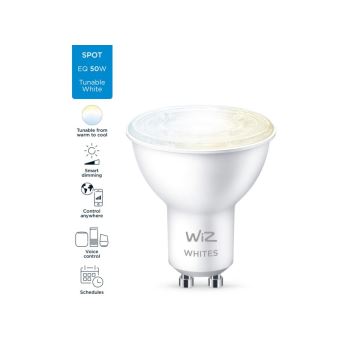 Ampoule LED à intensité variable PAR16 GU10/4,7W/230V 2700-6500K CRI 90 Wi-Fi - WiZ