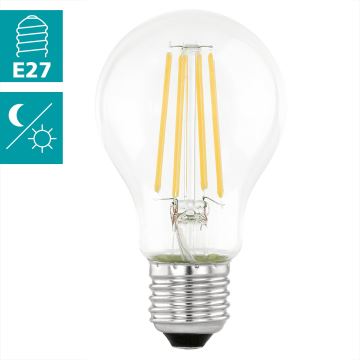 Ampoule LED avec détecteur VINTAGE A60 E27/6W/230V 3000K - Eglo 11886