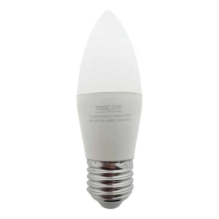 Ampoule LED C35 E27/8W/230V 2700K