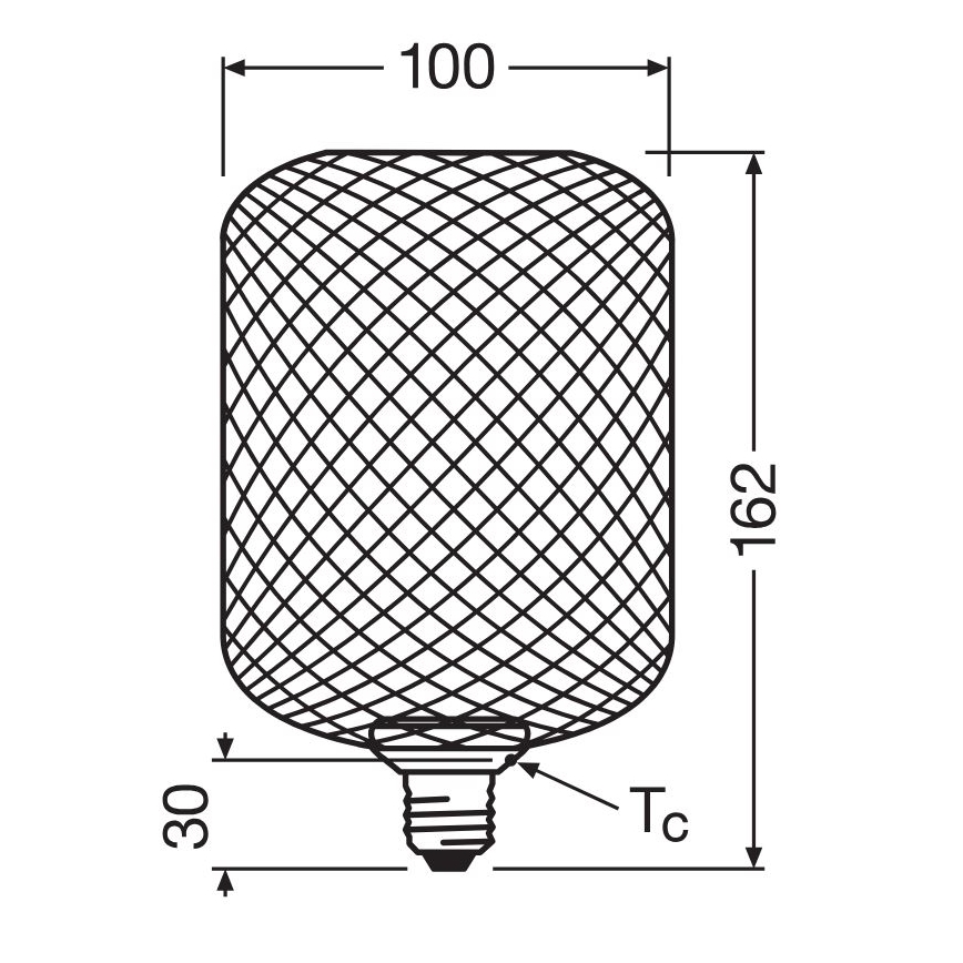 Ampoule LED DECOR FLAT E27/3,5W/230V 2700K doré - Osram