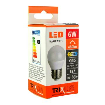 Ampoule LED E27/6W/230V 2700K