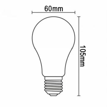 Ampoule LED FILAMENT A60 E27/7,3W/230V 3000K