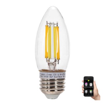 Ampoule LED FILAMENT C35 E27/4,5W/230V 2700-6500K - Aigostar