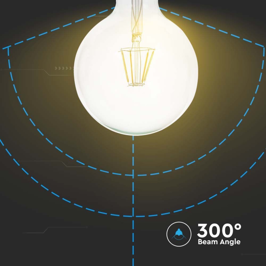 Ampoule LED FILAMENT G125 E27/10W/230V 4000K