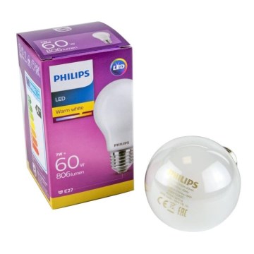 Ampoule LED Philips E27/7W/230V 2700K