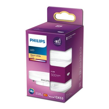 Ampoule LED Philips GX53/5,5W/230V 2700K