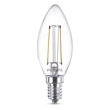 Ampoule LED Philips VINTAGE E14/2W/230V 2700K