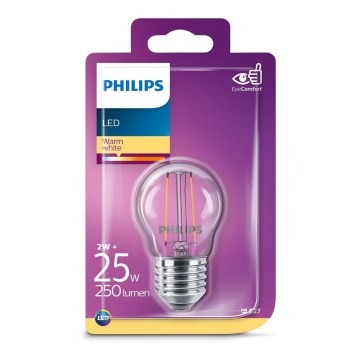 Ampoule LED Philips VINTAGE E27/2W/230V 2700K