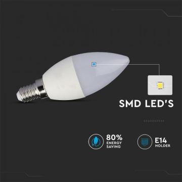 Ampoule LED RVB à intensité variable E14/3,5W/230V 6400K + télécommande