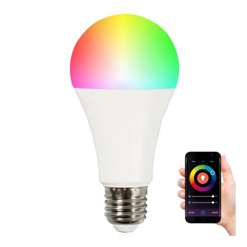 Ampoule LED RVBW à intensité variable A65 E27/11W/230V 2700-6500K Wi-Fi Tuya