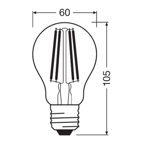 Ampoule LED E27 tubulaire PL T40 10W 220V 360º