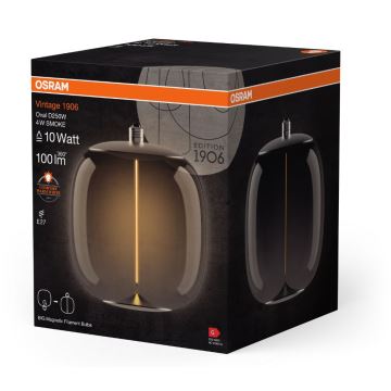 Ampoule LED VINTAGE FILAMENT E27/4W/230V 2700K fumé - Osram